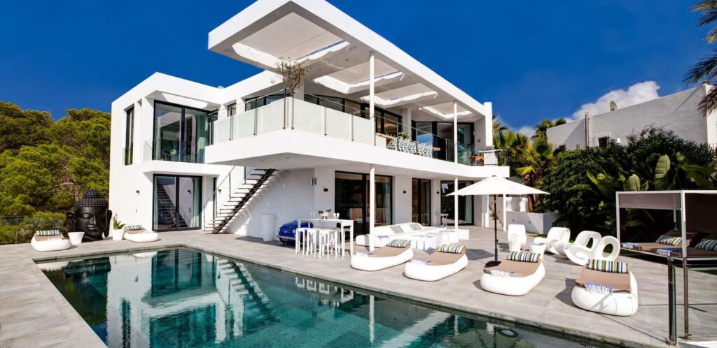 privacy is key, at the villa in ibiza